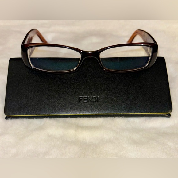 Fendi | Women’s Brown Eyeglasses with Case - Picture 2 of 8